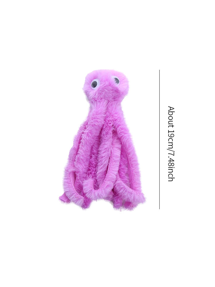 Snowy & Hope Plush Octopus Cat Toy