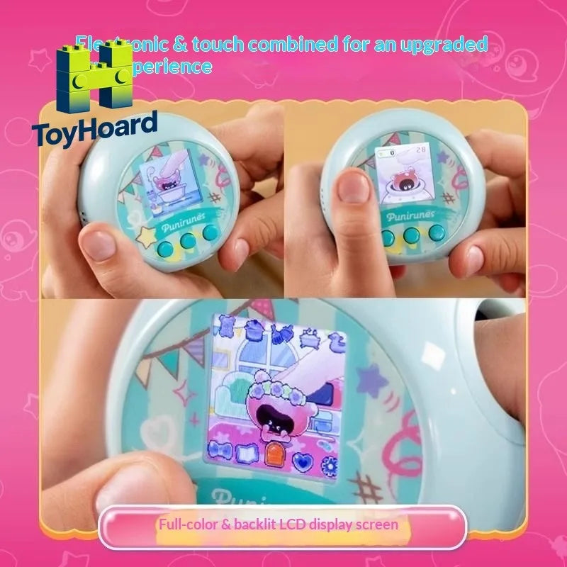 Punirunes Digital Pet Kawaii Fun and Interactive Cute Pet Game Machine Children Toys Trendy Toys Collectible Birthday Gift