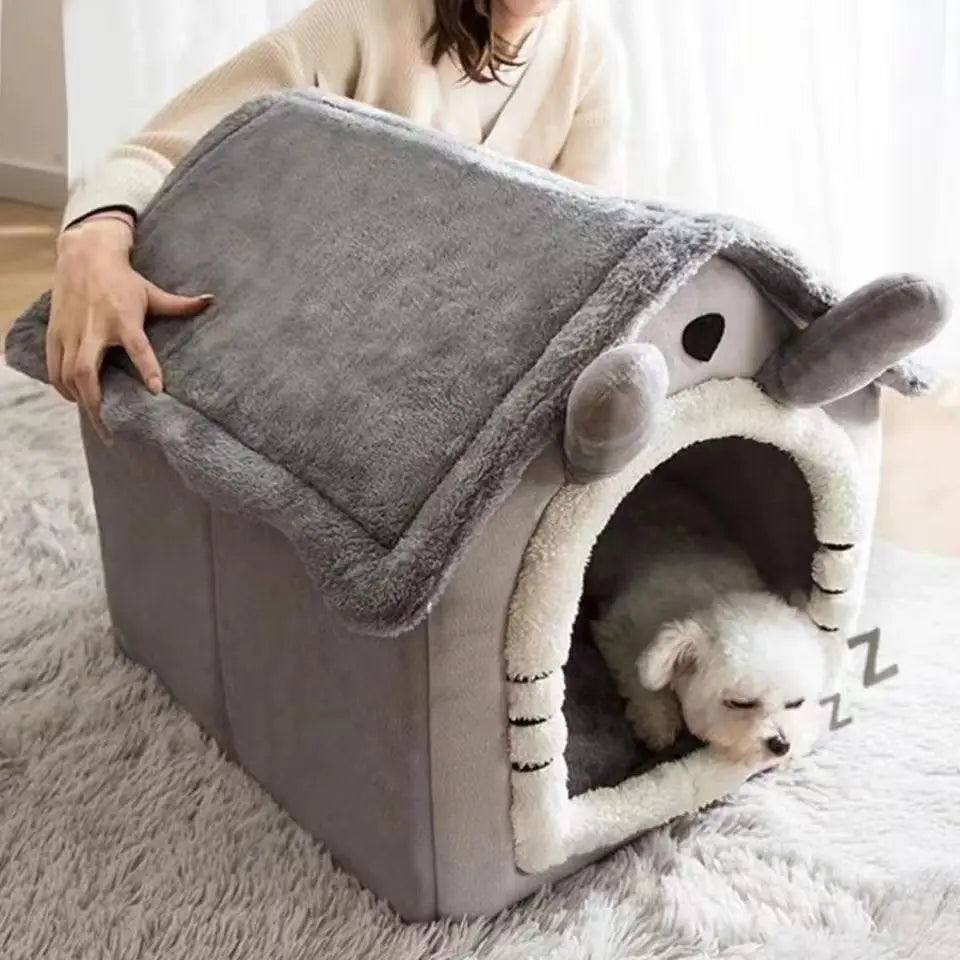 Snowy & Hope All-Season Pet House Bed