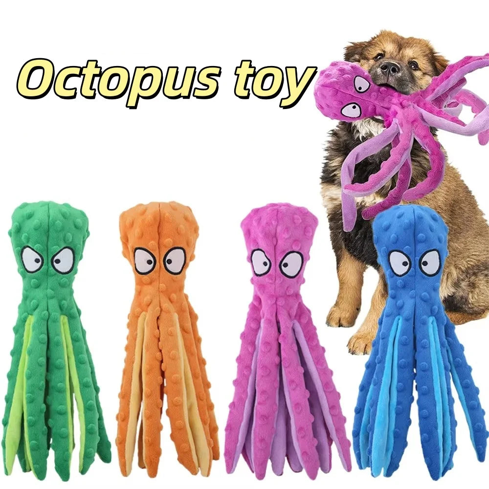 Snowy & Hope Soft Octopus Dog Toy