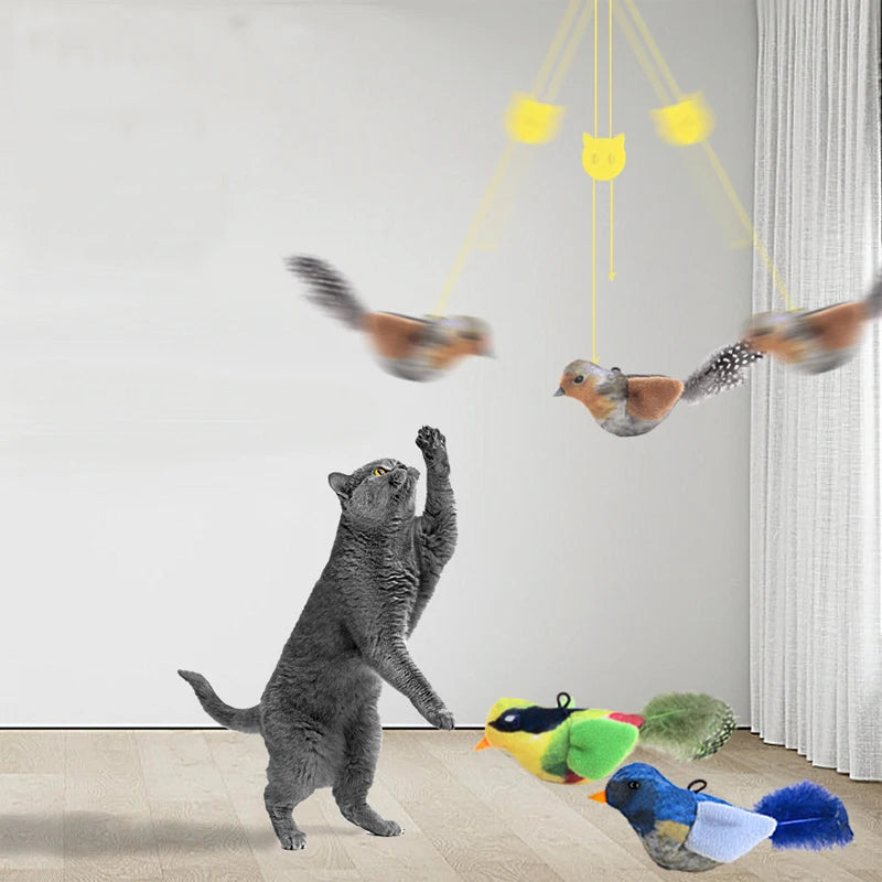 Snowy & Hope Lifelike Catnip Bird Set