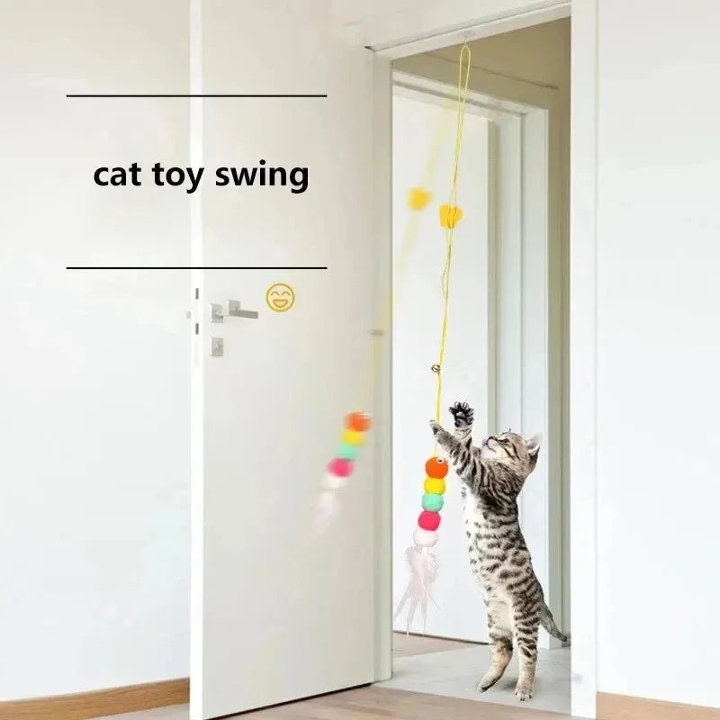 Snowy & Hope Feather Caterpillar Cat Toy