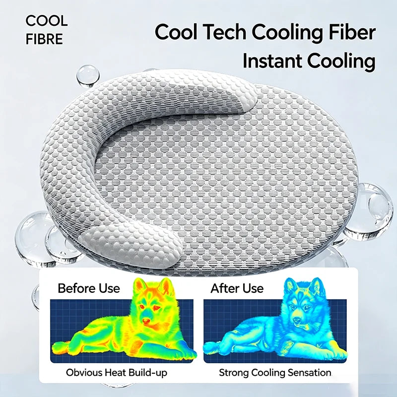 Snowy & Hope Ice-Silk Cooling Pet Bed