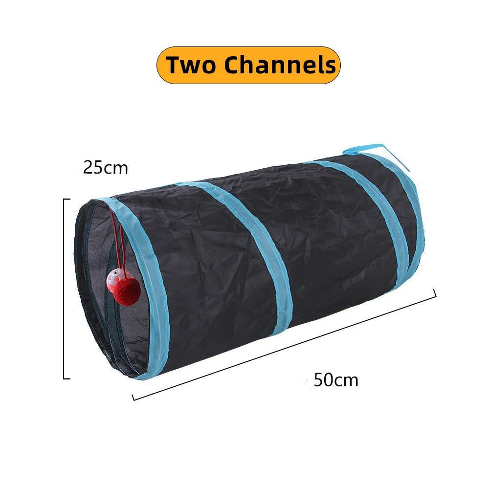 Snowy & Hope Multi-Shape Cat Play Tunnel