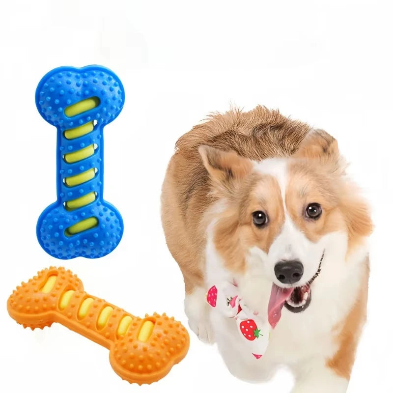 Snowy & Hope Rubber Bone Chew Toy