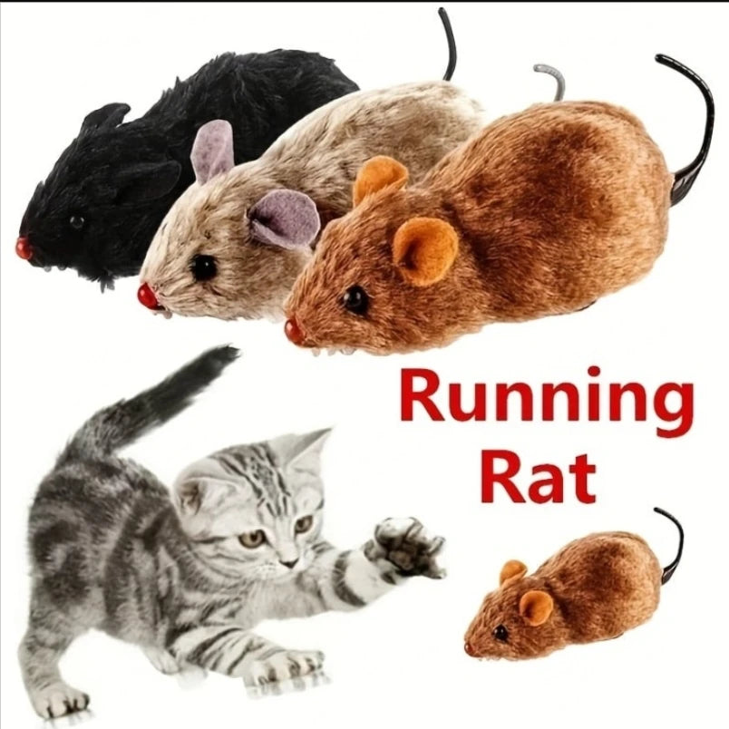 Snowy & Hope Running Mouse Chase Toy