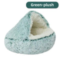 Snowy & Hope Semi-Enclosed Plush Cat Bed
