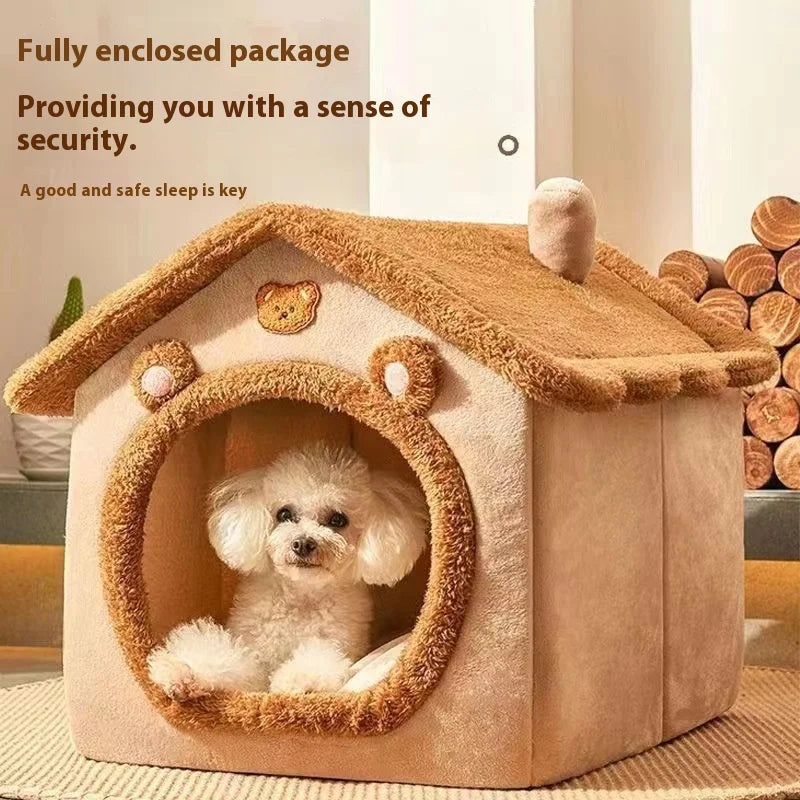 Snowy & Hope All-Season Pet House Bed