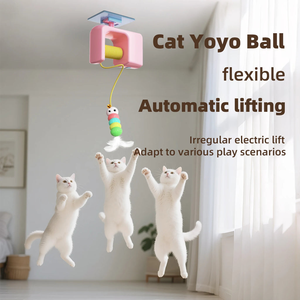 Snowy & Hope Hanging Flying Bird Cat Toy