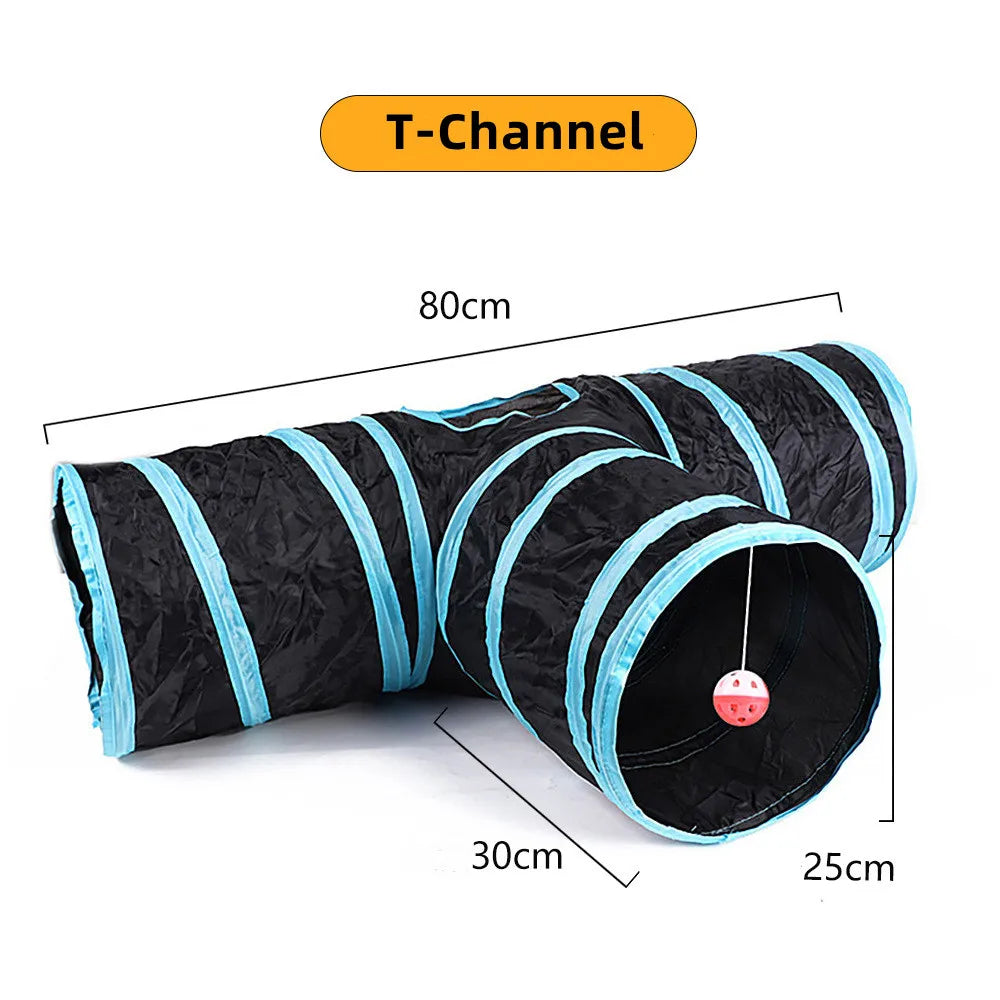 Snowy & Hope Multi-Shape Cat Play Tunnel