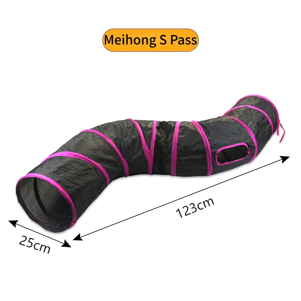 Snowy & Hope Multi-Shape Cat Play Tunnel
