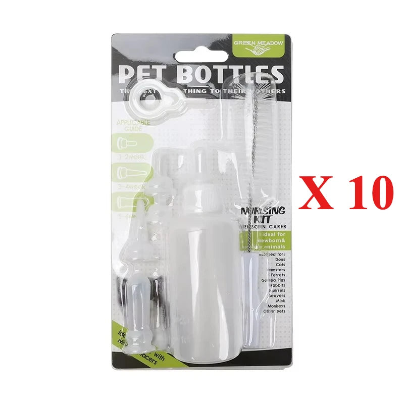 Pet Feeding Bottle Dog Puppy Newborn Dog Dog Cat Kitten Feeding Bottle Teddy Small Pacifier Pet Supplies