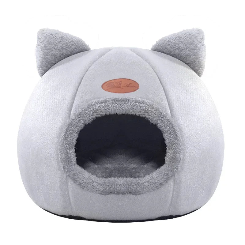 Snowy & Hope Cozy Cave Pet Bed