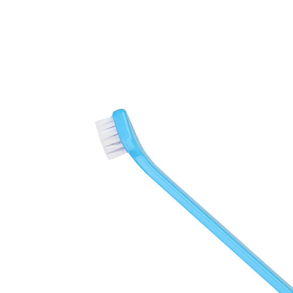Pet Toothbrush Single Head for Cats Dogs Oral Care Teeth Cleaning Soft Bristles Pet Grooming Tool for Puppy Kitten Pet Supplies