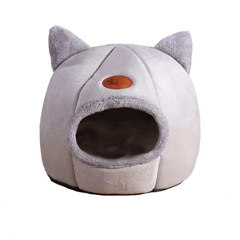 Snowy & Hope Cozy Cave Pet Bed