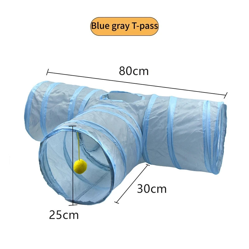 Snowy & Hope Multi-Shape Cat Play Tunnel