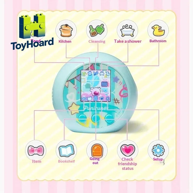 Punirunes Digital Pet Kawaii Fun and Interactive Cute Pet Game Machine Children Toys Trendy Toys Collectible Birthday Gift