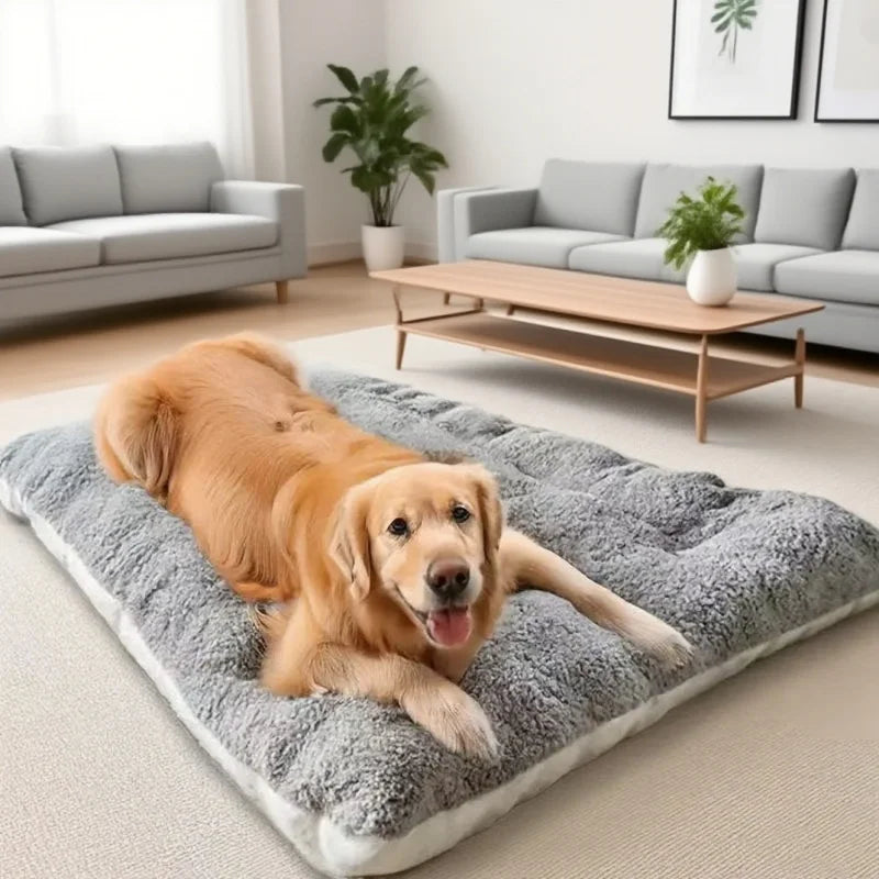 Snowy & Hope Extra-Large Plush Dog Bed