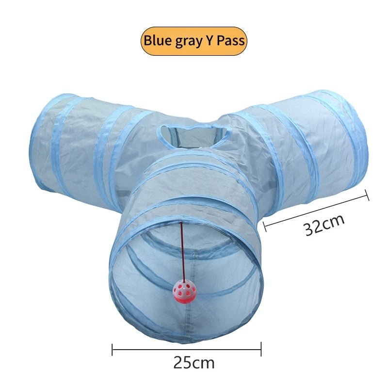 Snowy & Hope Multi-Shape Cat Play Tunnel